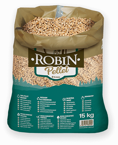 worek pelletu opałowego Robin do kupienia w Mikstacie lub sklepie internetowym